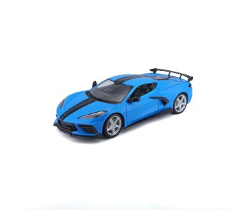 Maisto 1/18 Special Edition 2020 Chev Corvette Stingray Z51 (High-Wing) (Blue)