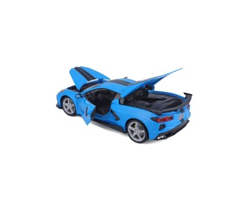 Maisto 1/18 Special Edition 2020 Chev Corvette Stingray Z51 (High-Wing) (Blue)