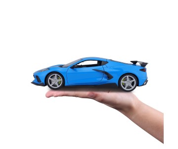 Maisto 1/18 Special Edition 2020 Chev Corvette Stingray Z51 (High-Wing) (Blue)