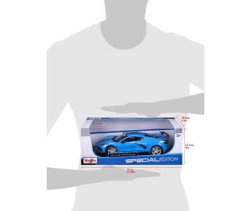 Maisto 1/18 Special Edition 2020 Chev Corvette Stingray Z51 (High-Wing) (Blue)