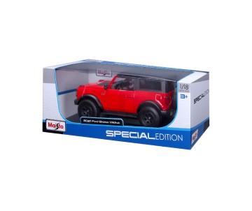 Maisto 1/18 Special Edition 2021 Ford Bronco Wildtrak 2 door (Red)