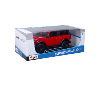 Maisto 1/18 Special Edition 2021 Ford Bronco Wildtrak 2 door (Red)