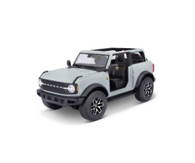 Maisto 1/18 SE 2021 Ford Bronco Badlands (w/o doors) - Cactus Gray