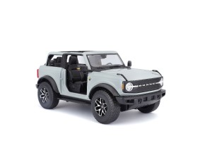 Maisto 1/18 SE 2021 Ford Bronco Badlands (w/o doors) - Cactus Gray