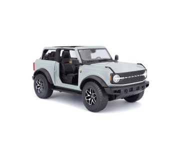 Maisto 1/18 SE 2021 Ford Bronco Badlands (w/o doors) - Cactus Gray