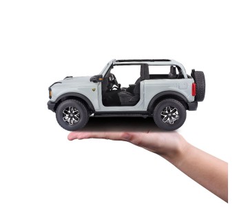 Maisto 1/18 SE 2021 Ford Bronco Badlands (w/o doors) - Cactus Gray