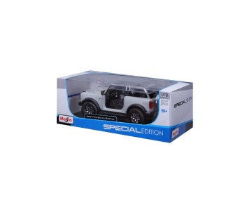 Maisto 1/18 SE 2021 Ford Bronco Badlands (w/o doors) - Cactus Gray