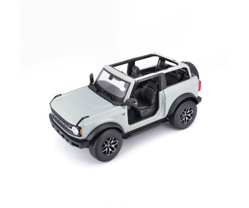 Maisto 1/18 SE 2021 Ford Bronco Badlands (w/o doors) - Cactus Gray