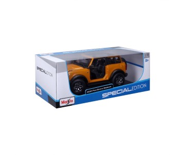 Maisto 1/18 Special Edition 2021 Ford Bronco Badlands (without doors) (Orange)