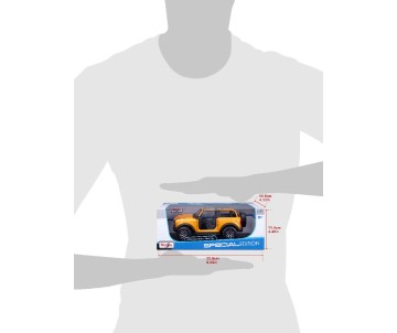 Maisto 1/18 Special Edition 2021 Ford Bronco Badlands (without doors) (Orange)