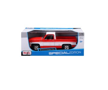 Maisto 1/18 SE 1974 Chevrolet C10 Cheyenne Super - Red/White