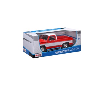 Maisto 1/18 SE 1974 Chevrolet C10 Cheyenne Super - Red/White