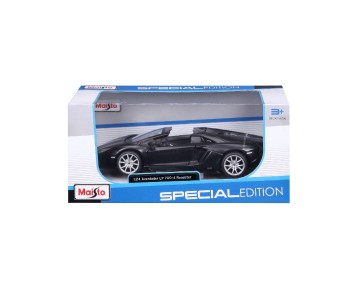 Maisto 1/24 Special Edition Lamborghini Aventador LP 700-4 Roadster (Matte Black)