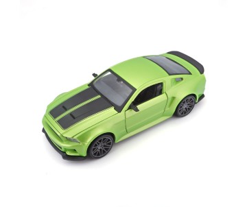 Maisto 1/24 SE 2014 Ford Mustang Street Racer - Metallic Light Green