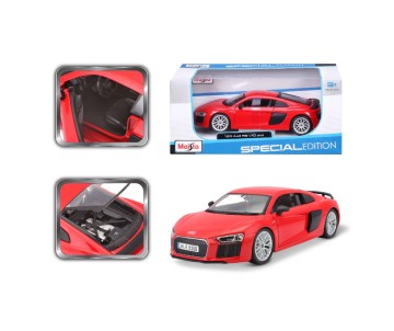 Maisto 1/24 Special Edition Audi R8 V10 Plus (Red)