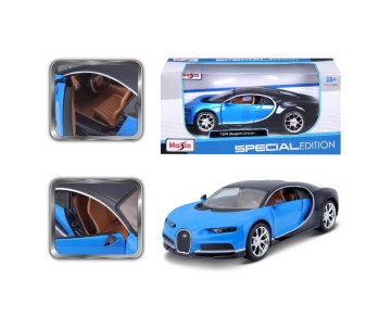 Maisto 1/24 Special Edition Bugatti Chiron (Blue/Deep Blue)