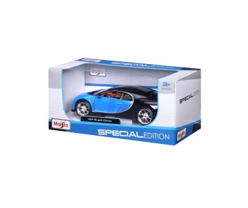 Maisto 1/24 Special Edition Bugatti Chiron (Blue/Deep Blue)