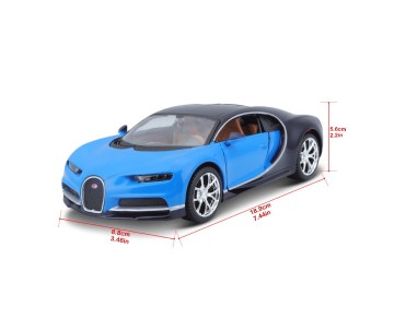 Maisto 1/24 Special Edition Bugatti Chiron (Blue/Deep Blue)