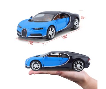 Maisto 1/24 Special Edition Bugatti Chiron (Blue/Deep Blue)