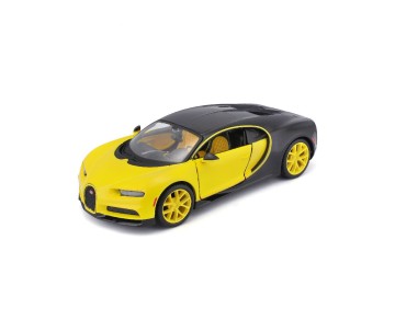 Maisto 1/24 SE Bugatti Chiron - Yellow/Black
