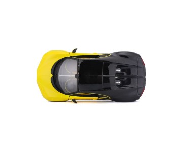Maisto 1/24 SE Bugatti Chiron - Yellow/Black