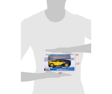 Maisto 1/24 SE Bugatti Chiron - Yellow/Black