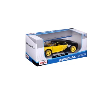 Maisto 1/24 SE Bugatti Chiron - Yellow/Black