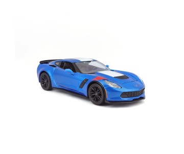 Maisto 1/24 SE 2017 Chevrolet Corvette Grand Sport - Metallic Blue