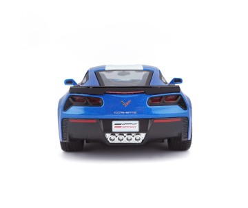 Maisto 1/24 SE 2017 Chevrolet Corvette Grand Sport - Metallic Blue