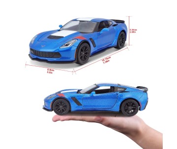 Maisto 1/24 SE 2017 Chevrolet Corvette Grand Sport - Metallic Blue
