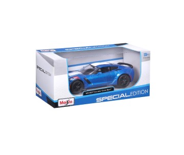 Maisto 1/24 SE 2017 Chevrolet Corvette Grand Sport - Metallic Blue