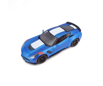 Maisto 1/24 SE 2017 Chevrolet Corvette Grand Sport - Metallic Blue