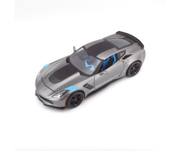 Maisto 1/24 Special Edition 2017 Chevrolet Corvette Grand Sport (Metallic Grey)