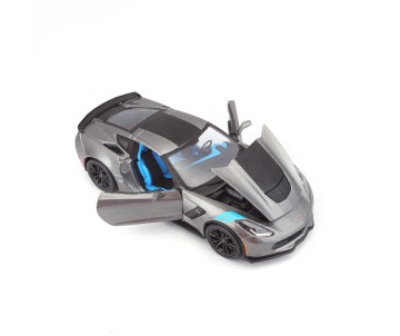 Maisto 1/24 Special Edition 2017 Chevrolet Corvette Grand Sport (Metallic Grey)
