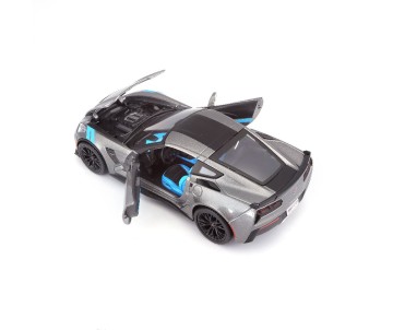 Maisto 1/24 Special Edition 2017 Chevrolet Corvette Grand Sport (Metallic Grey)