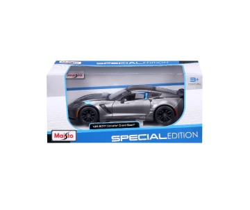 Maisto 1/24 Special Edition 2017 Chevrolet Corvette Grand Sport (Metallic Grey)