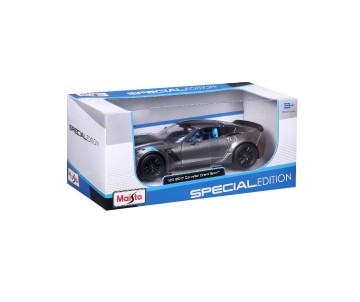 Maisto 1/24 Special Edition 2017 Chevrolet Corvette Grand Sport (Metallic Grey)