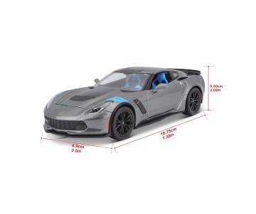 Maisto 1/24 Special Edition 2017 Chevrolet Corvette Grand Sport (Metallic Grey)