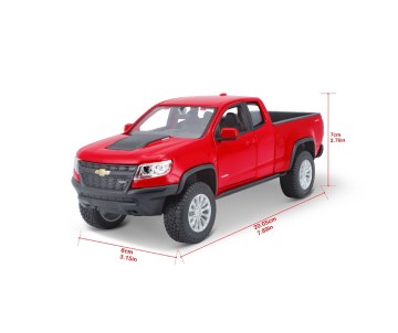 Maisto 1/27 SE 2017 Chevrolet Colorado ZR2 - Red