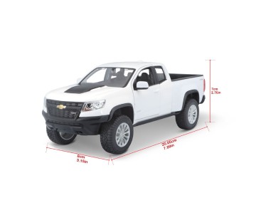 Maisto 1/27 SE 2017 Chevrolet Colorado ZR2 - White