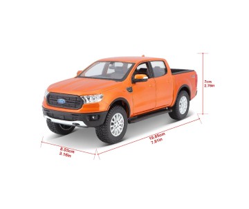Maisto 1/24 SE 2019 Ford Ranger - Metallic Orange