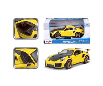 Maisto 1/24 Special Edition 2018 Porsche 911 GT2 RS (Yellow/Black)