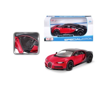 Maisto 1/24 SE Bugatti Chiron Sport - Red #16