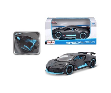 Maisto 1/24 Special Edition Bugatti Divo (Charcoal/Blue)