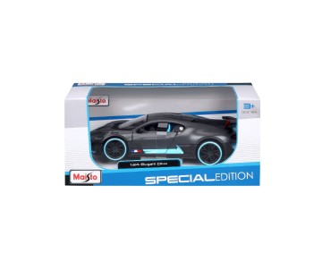 Maisto 1/24 Special Edition Bugatti Divo (Charcoal/Blue)