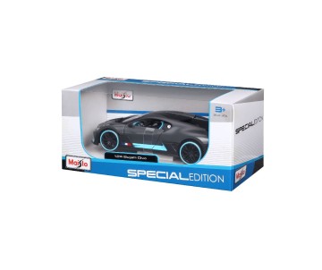 Maisto 1/24 Special Edition Bugatti Divo (Charcoal/Blue)