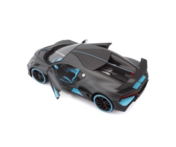 Maisto 1/24 Special Edition Bugatti Divo (Charcoal/Blue)