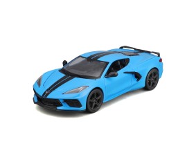 Maisto 1/24 SE 2020 Chevrolet Corvette Stingray Z51 - Blue W/Blk Stripe