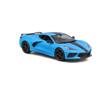 Maisto 1/24 SE 2020 Chevrolet Corvette Stingray Z51 - Blue W/Blk Stripe