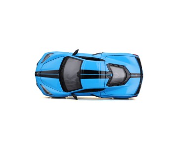 Maisto 1/24 SE 2020 Chevrolet Corvette Stingray Z51 - Blue W/Blk Stripe